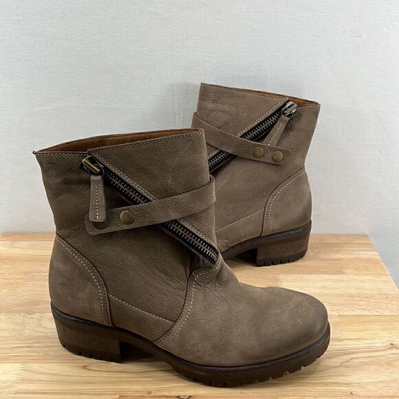 Bueno Fast Bootie- Taupe Nubuck- EU Size 42 (US 11)- NIB - Picture 5 of 7